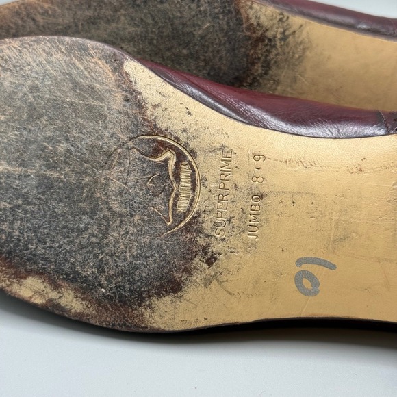 Vintage Salvatore Ferragamo Oxblood Cap Toe Oxford Shoes Men\'s 10 D Italy main image 11